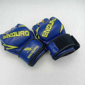 Nuevos Guantes de Grappling de Cuero Unisex Personalizados de Alta Calidad a Precio Económico al por Mayor, Diseño Transpirable y Ligero, Muñequera Ajustable - Product Image 3