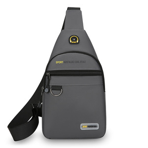 Men's Chest <b>Bag</b> Nylon Large Capacity Multi Layer Crossbody <b>Bag</b> For Casual Sports Cycling - Product Image 5