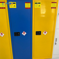 Armoire de stockage en acier pour bouteilles de gaz, armoire de sécurité en métal pour deux bouteilles de gaz, armoire chimique