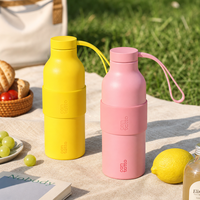 Bouteille d'eau isotherme en acier inoxydable 304 de 500 ml, garde les boissons chaudes pendant 12 heures et froides pendant 24 heures