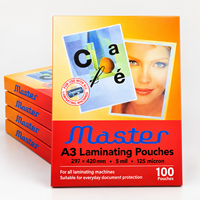 Film de plastification plastique de haute qualité 3mil 4mil 5mil 80mic 100mic 125mic 150mic Feuilles de plastification A4 A3 A5 A6