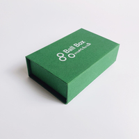 Boîte cadeau pliante en papier personnalisée de luxe avec fermeture magnétique pour boîte à balles