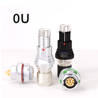 Connecteur circulaire Push-Pull compatible Fischer Ultimate UP01 Prise UR01 Série 07 Code 0U Type M/F 2/3/4/5/7/9/10 Broches