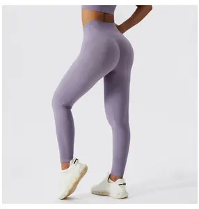 BCK6555 High Waisted Leggings for Women No See Through Yoga Pants Tummy Control Leggings for Workout Running Buttery Soft