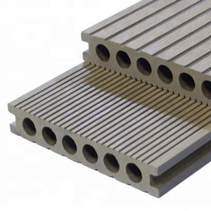 Teak Color No slip materiale da costruzione esterno Wpc coperta pavimento in plastica composito Wpc Decking - Product Image 1