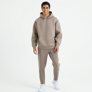 Conjuntos de Sudadera con Capucha y Pantalones Deportivos Personalizables para Hombre, 100% Algodón Felpa, Hechos a Medida, Tallas Grandes, Chándales con Logotipo al por Mayor - Product Image 1