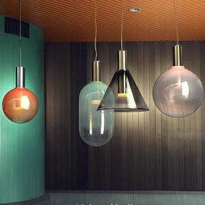 Modern Minimalist Single-Head Art Chandelier Light Luxury Nordic Style Bar Counter Pendant Lamp for Coffee Shop Restaurant - Product Image 6