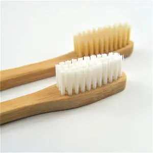 Cepillos de bambú naturales para adultos, respetuosos con el medio ambiente, 100% biodegradables, paquete de 4 cepillos de dientes