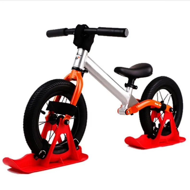 새로운 12 인치 어린이 균형 자전거 없음 충전 스키 스노우 보드/아기 균형 자전거 미니 균형 자전거