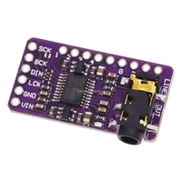 Antarmuka I2S PCM5102 Dekoder DAC GY-PCM5102 Modul Pemutar I2S untuk Papan Format Raspberry Pi pHAT Papan Audio Digital PCM5102A