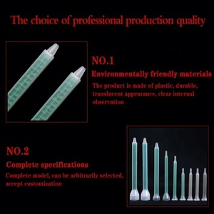 FMC08-24 T-G dính màu xanh lá cây Epoxy dùng một lần keo ống nhựa epoxy không thể tái chế ống <span class=keywords><strong>2k</strong></span> hộp mực trộn tĩnh - Product Image 6