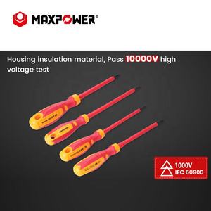 Maxpower-Juego de Herramientas para electricista profesional, alicates, cuchillo, destornillador, 1000v, vde aislado, 15 Uds. - Product Image 3