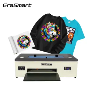 Erasmart Xp600 L1800 1390 Head Digital Portable Imprimante Tshirt Printing Machine A3 Dtf Printer