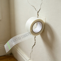 Ruban adhésif pour joints de plafond en plaques de plâtre, conforme à la norme ATSM, avec maille en fibre de verre pour la réparation des fissures, auto-adhésif, pour usage domestique.