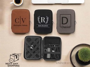 Bolsa Organizadora de Electrónicos, Pequeña Bolsa de Viaje para Accesorios Tecnológicos, Cubos de Embalaje, Accesorios <span class=keywords><strong>Crazy</strong></span> Horse, Bolsa de Almacenamiento para Exteriores - Product Image 4