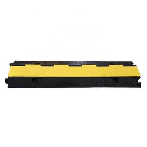 Protège-câbles de haute qualité pour extérieur, <span class=keywords><strong>2</strong></span> canaux, en <span class=keywords><strong>caoutchouc</strong></span>, pour la sécurité routière, couvre-câbles et cordons - Product Image 1