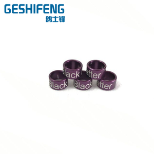 Bagues de pied de Pigeon <span class=keywords><strong>2023</strong></span>, anneau de patte d'oiseau multicolore avec mot, boucles d'oreilles - Product Image 3