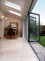 Portes accordéon en verre pliantes Lowes, portes accordéon extérieures insonorisées