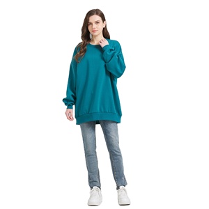 Sweat-shirts d'hiver colorés en polaire respirante et écologique pour femmes, à manches longues, col rond, personnalisables, style streetwear - Product Image 1
