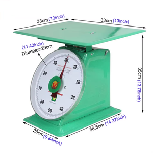Báscula mecánica de dial Zhuyuan de 60 kg, balanza mecánica de dial, báscula de resorte, unidad de báscula mecánica de resorte en kg - Product Image 2
