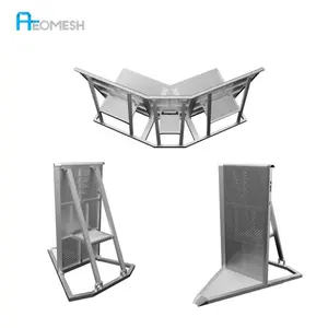 AEOMESH Made In GuangDong Concert Barrier Good Price Crowd Aluminium Barrier Aluminum Stage Barrier For Sale