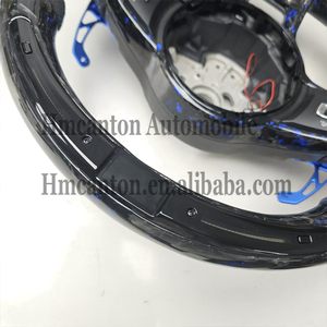 Volant de direction en fibre de carbone forgée de qualité supérieure, avec Alcantara et LED, pour Volkswagen Golf 7.5 gti - Product Image 3