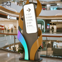 Annuaire d'orientation Guide d'information de signalisation Monument de signalisation Pylône debout Totem signe pour centre commercial
