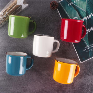 แก้วเซรามิกสีขาวล้วน สำหรับกาแฟตอนเช้า รุ่น HB-006 - Product Image 5
