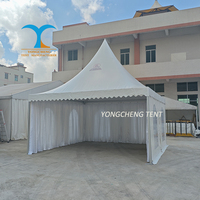 Decoración DE BODA Carpa Techo Cortina Salón de bodas Carpa Pagoda 100 plazas Carpa de boda para la venta