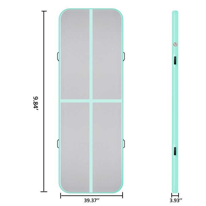 VEVOR Tapis de Gymnastique Gonflable 6 m Piste d'Acrobatie avec Pompe VEVOR Tapis de Gymnastique Gonflable 6 m Piste d'Acrobatie avec Pompe