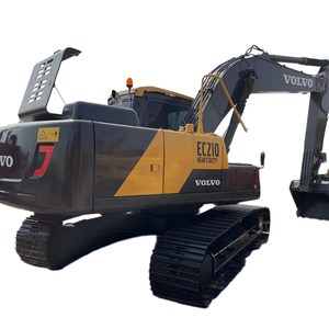 รถขุดไฮดรอลิก VOLVO EC210 มือสองใช้งานน้อย ของแท้จาก Volvo ขนาด 21 ตัน รถขุดขนาดกลาง พร้อมใช้งาน 320D PC200-8 SY215C DX215 DX225 - Product Image 1