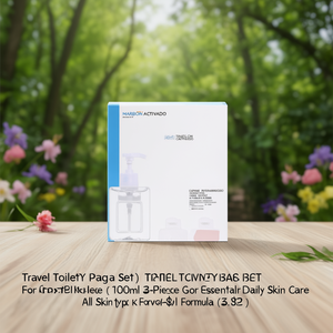 Ensemble de trousse de toilette de voyage 100 ml, 3 contenants pour les essentiels quotidiens, soins de la peau pour tous types de peaux, formule K-Beauty - Product Image 3