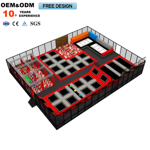 Colorful Bungee Fitness <b>Trampoline</b> Park for Kids Commercial Indoor Big Shopping Mall Playground <b>Trampoline</b> Park - Product Image 5