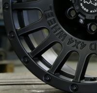 17X8,5 Neue Aluminiumlegierung Räder Matt Schwarz Mehrspeichen-Gussfelgen für Verschiedene Modelle - 3 Jahre Garantie