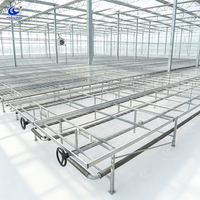 Table de propagation certifiée ISO CE Chenchao avec lit de semis en treillis soudé et table de culture modulaire roulante pour herbes médicinales