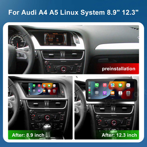 Unidad principal táctil Carplay inalámbrica de 8,8 "y 12,3" para Audi A4L A5L, <span class=keywords><strong>Multimedia</strong></span> para coche, Apple CarPlay, Android, salpicadero automático, pantalla Linux - Product Image 3