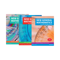 Nouveau manuel de mathématiques générales pour le collège, impression 1 à 3, couverture souple, impression de livre en deux couleurs