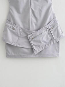 Autumn New Women Fashion Pocket Sleeveless Dress Women <strong>Clothing</strong> - Product Image 4
