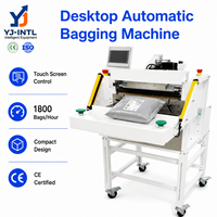 Machine d'emballage automatique personnalisée pour sacs plastiques et pochettes poly, avec imprimante d'étiquettes intégrée pour l'expédition alimentaire