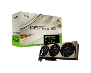 การ์ดจอเกมมิ่งรุ่นดั้งเดิม MS1 GeForce RTX5070 12G INSPIRE 3X OC 12GB GDDR7 192-bit 28Gbps การ์ดแสดงผลสำหรับเล่นเกม - Product Image 1