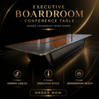 Table de conférence rectangulaire de luxe, bureau de salle de réunion, table de réunion 8 places, mobilier de bureau moderne