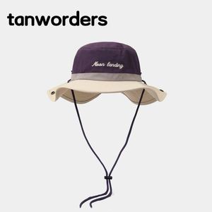 Large Head Wide Brim Bucket <b>Hat</b> Summer Dopamine Color Block Quick Dry UV Protection Sun <b>Hat</b> for Women Outdoor Hiking - Product Image 3