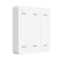 Interrupteur de Scène Zigbee 3.0 à 2, 4 ou 6 Boutons, Compatible Tuya, Système Domotique Intelligent (IP21, Garantie 2 Ans, Compatible Android et iOS)