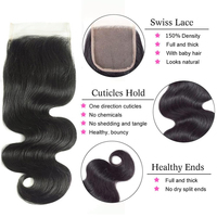 Lots de Cheveux Humains Vierges Naturels Lisses avec Closure et Frontal en Dentelle HD 12A – Vente en Gros Fournisseur Noir Naturel Usine