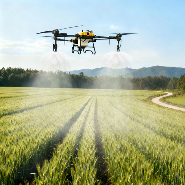 Motorized Engine-Powered UAV Agricultural Pesticide Sprayer with Automatic Spray High Productivity 3-Year Warranty New Farm Use