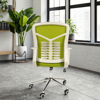 Chaise de bureau ergonomique multifonction à la mode Chaise de visiteur tournante de refroidissement en tissu maillé stable moderne pour table d'ordinateur