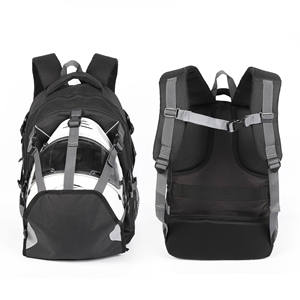 Free Sample Wholesale Men's Hard <b>Motorbike</b> Large Capacity PVC Nylon Lined Waterproof Motorcycle Backpack Riding Helmet <b>Bag</b> - Product Image 1