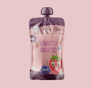 Borsa per storta per congelatore a compressione senza Bpa lavabile per microonde con beccuccio riutilizzabile personalizzato confezione per alimenti per bambini con cucchiaio - Product Image 2