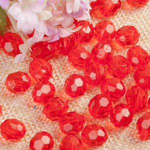 Vente en gros, 500g par sac, 6/8/10/<span class=keywords><strong>12</strong></span>/14/16/18/20mm, Perles en résine à 32 facettes - Product Image 5