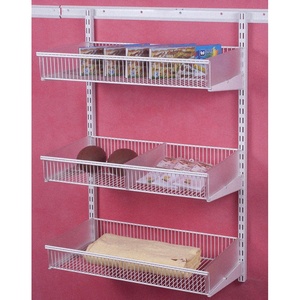 Étagère de <span class=keywords><strong>rangement</strong></span> murale universelle réglable en métal pour divers articles ménagers - Product Image 4
